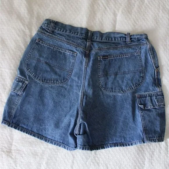 Vintage Riders Denim Cargo Shorts |100% cotton | Size 16 - Picture 5 of 7
